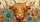 Highland Cow With Wildflowers Rustic Farmhouse Summer Road Trip Decor For Cow Lovers Car Sunshade - 6