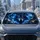 Storm Wolf With Lightning, Blue Moon, And Thunderclouds For Gothic Wildlife Fans Car Sunshade - 4