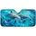 Realistic Dolphins In Turquoise Ocean Waves For Tropical Beach Lovers And Marine Fans Car Sunshade - 3