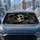 Skull With Black Headphones And Cap For Hip Hop Streetwear Driving Vibes Music Fans Car Sunshade - 4