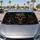 Menacing Cybernetic Skull With Red Eyes For Dark Sci Fi Daily Automotive Style Fans Car Sunshade - 2