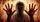 Bloody Hands Behind Fogged Glass Horror Scene For Halloween Gothic Commuters And Fans Car Sunshade - 6