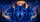 Electric Blue Three Wolf Moon Forest Fantasy Wildlife For Road Trip Cabin Style Fans Car Sunshade - 6