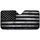 Black Gray American Flag Patriotic Style For Outdoor Parking Road Trips And Drivers Car Sunshade - 3