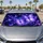 Luminous Purple Butterflies And Starlight Night Sky For Dreamy Summer Parking Escape Car Sunshade - 2