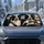 Realistic Border Collie Road Trip Duo For Dog Lovers And Daily Commuter Travel Fun Car Sunshade - 4