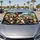 Happy Schnauzer Dog Pack Road Trip Scene For Travel Adventures And Pet Lovers Gift Car Sunshade - 4