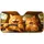 Laughing Orange Tabby Cats Driving In Warm Cabin For Funny Summer Road Trip Decor Car Sunshade - 3