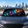 Neon Butterfly Night Garden Decor For Road Trips And Daily Commutes For Nature Lovers Car Sunshade - 5