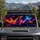 Luminous Neon Butterflies On Black For Dreamy Night Drive Decor And Butterfly Lovers Car Sunshade - 2