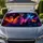 Luminous Neon Butterflies On Black For Dreamy Night Drive Decor And Butterfly Lovers Car Sunshade - 1