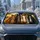 Realistic Four Horse Portraits With Park Greenery For Equestrian Road Trip Style Car Sunshade - 4