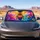 Colorful Bumblebee Watercolor Bokeh For Summer Road Trips And Nature Loving Drivers Car Sunshade - 4