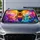 Colorful Bumblebee Watercolor Bokeh For Summer Road Trips And Nature Loving Drivers Car Sunshade - 5