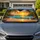 Tropical Beach Sunrise Ocean Cove With Palms For Coastal Vacation Daily Style Lovers Car Sunshade - 1