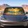 Tropical Beach Sunrise Ocean Cove With Palms For Coastal Vacation Daily Style Lovers Car Sunshade - 4