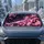 Sakura Cherry Blossom Katana Navy Anime Floral Decor For Japanese Aesthetic Fans Car Sunshade - 1