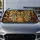 Icy Blue Leopard Eyes And Golden Spotted Fur For Wild Safari Style Daily Commuters Car Sunshade - 5