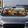 Highland Cow Road Trip Duo With Scenic Countryside Vibes For Rustic Animal Lovers Car Sunshade - 5
