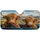 Highland Cow Road Trip Duo With Scenic Countryside Vibes For Rustic Animal Lovers Car Sunshade - 3
