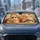 Cozy Hamster Road Trip Retro Van Cabin Scene For Cute Animal Lovers And Travelers Car Sunshade - 4