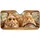 Cozy Hamster Road Trip Retro Van Cabin Scene For Cute Animal Lovers And Travelers Car Sunshade - 3