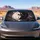 Yin Yang Twin Birds With Charcoal Plum Feathers For Zen Travel And Boho Style Lovers Car Sunshade - 4