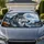 Realistic Gray Wolf Mountain Wilderness Scene For Road Trips And Outdoor Adventure Fans Car Sunshade - 1
