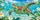 Realistic Sea Turtle In Turquoise Lagoon With Plumeria For Daily Tropical Beach Vibes Car Sunshade - 6
