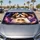 Realistic Shih Tzu Puppy With Heart Paws Galaxy Stars For Dog Lovers Road Trips Gift Car Sunshade - 4