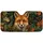 Realistic Red Fox Woodland Foliage Forest Decor For Nature Lovers And Cabin Style Car Sunshade - 3