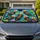 Cute River Otters With Water Lilies Aqua Pond Travel Decor For Animal Lovers Kids Car Sunshade - 1