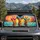 Tropical Sunglasses Giraffe Trio At Sunset For Summer Beach Vibes And Safari Fans Car Sunshade - 2