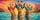 Tropical Sunglasses Giraffe Trio At Sunset For Summer Beach Vibes And Safari Fans Car Sunshade - 6