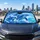 Realistic Blue Dolphins In Ocean Waves For Beach Lovers And Coastal Road Trip Fans Car Sunshade - 5