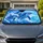 Realistic Blue Dolphins In Ocean Waves For Beach Lovers And Coastal Road Trip Fans Car Sunshade - 2