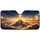 Glowing Holy Cross Over Majestic Mountains For Christian Road Trips And Daily Commutes Car Sunshade - 3