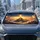 Glowing Holy Cross Over Majestic Mountains For Christian Road Trips And Daily Commutes Car Sunshade - 2
