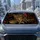 Resting Leopard With Rose Lily Moody Jungle Wildlife Decor For Safari Road Trips Car Sunshade - 4