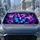 Luminous Blue Purple Butterflies Dark Floral Fantasy For Boho Goth Drivers Decor Car Sunshade - 4