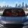 Gothic Dragon With Crimson Roses Dark Fantasy Decor Gift For Metalcore Horror Fans Car Sunshade - 5