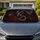 Gothic Dragon With Crimson Roses Dark Fantasy Decor Gift For Metalcore Horror Fans Car Sunshade - 1