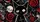 Gothic Punk Black Cat With Skull And Crimson Spirals For Dark Anime Fans And Manga Lovers Car Sunshade - 6