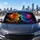 Mystical Tree Of Life Cosmic Watercolor Fantasy Decor For Spiritual Nature Lovers Car Sunshade - 5
