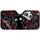 Gothic Punk Anime Cat And Skull Mask Dark Manga Aesthetic For Emo Road Trip Fans Car Sunshade - 3