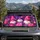 Spring Garden Gnomes With Pink Peonies And Bees For Whimsical Cottagecore Decor Lovers Car Sunshade - 2