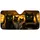 Black Cats With Golden Eyes Cozy Road Trip Cabin Scene For Cat Lovers And Drivers Car Sunshade - 3
