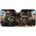 Whimsical Raccoon Road Trip Crew With Popcorn And Mushroom Meadow For Travel Fans Car Sunshade - 3