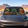 Japanese Hannya Oni Mask With Ukiyo E Waves And Florals For Dark Aesthetic Decor Fans Car Sunshade - 4