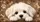 Fluffy White Puppy Close Up With Paw Marks For Cozy Pet Lover Road Trip Style Decor Car Sunshade - 6
